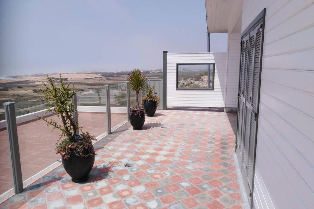 Maison de plage avec piscine et vue sur mer Oualidia Extérieur photo