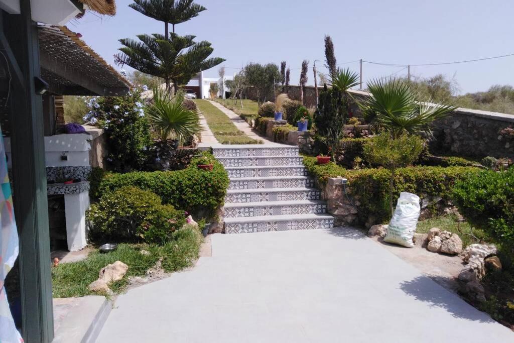 Maison de plage avec piscine et vue sur mer Oualidia Extérieur photo