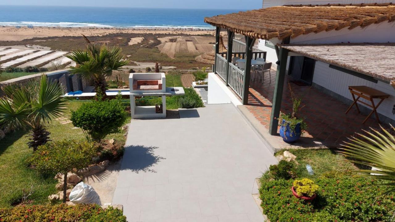Maison de plage avec piscine et vue sur mer Oualidia Extérieur photo