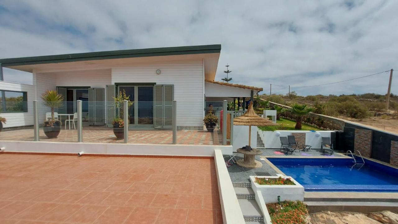 Maison de plage avec piscine et vue sur mer Oualidia Extérieur photo