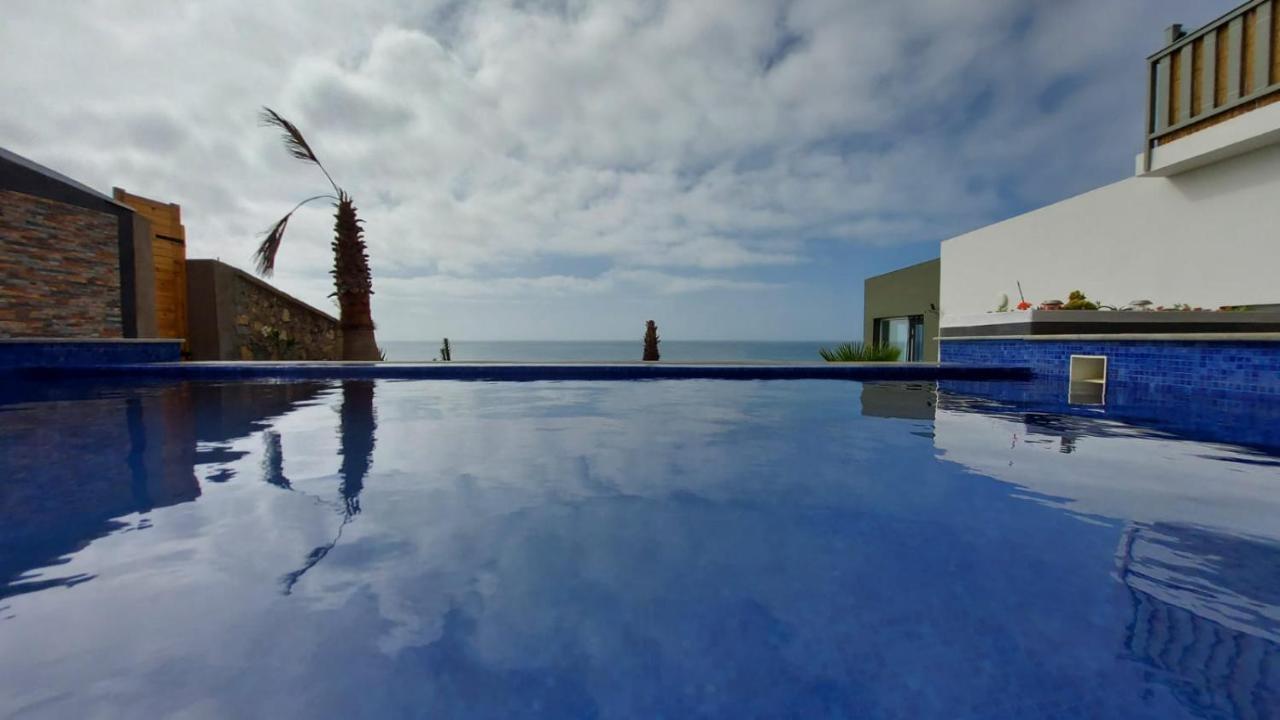 Maison de plage avec piscine et vue sur mer Oualidia Extérieur photo