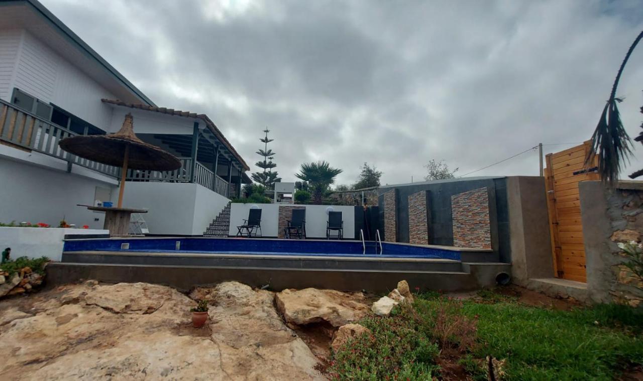 Maison de plage avec piscine et vue sur mer Oualidia Extérieur photo