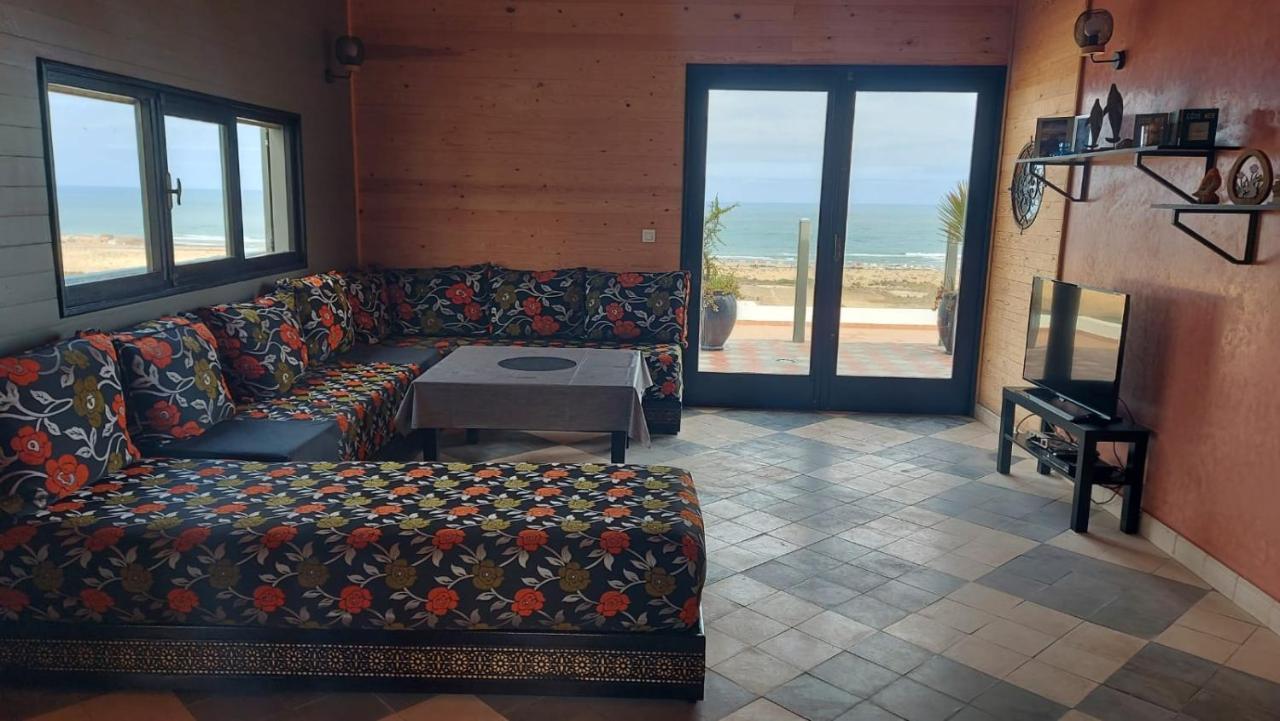 Maison de plage avec piscine et vue sur mer Oualidia Extérieur photo