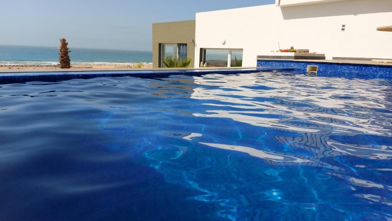 Maison de plage avec piscine et vue sur mer Oualidia Extérieur photo
