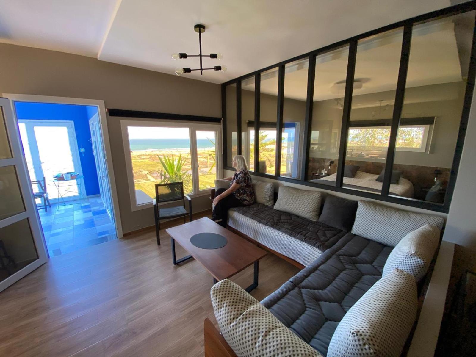 Maison de plage avec piscine et vue sur mer Oualidia Extérieur photo