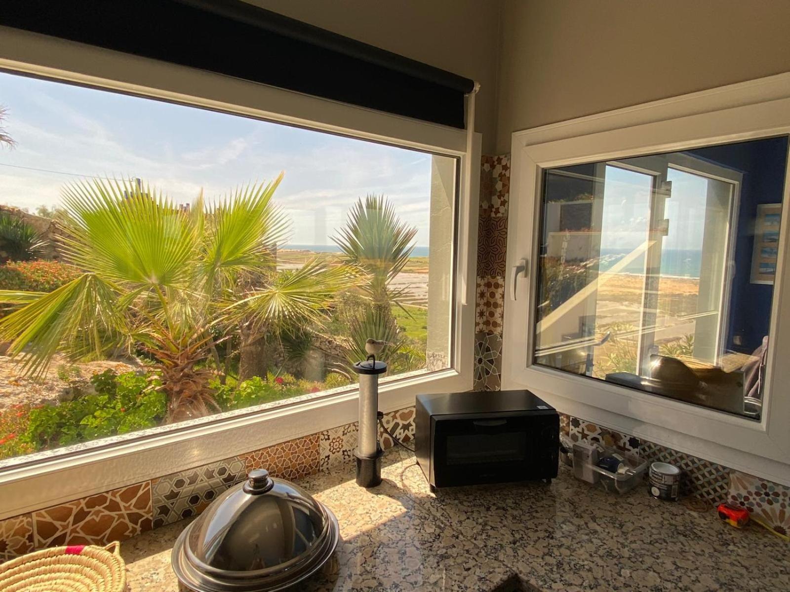 Maison de plage avec piscine et vue sur mer Oualidia Extérieur photo