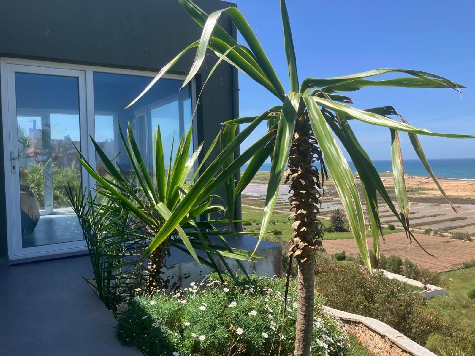 Maison de plage avec piscine et vue sur mer Oualidia Extérieur photo